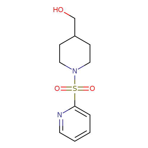 OCC1CCN(CC1)S(=O)(=O)c1ccccn1