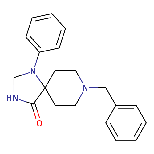 O=C1NCN(C21CCN(CC2)Cc1ccccc1)c1ccccc1