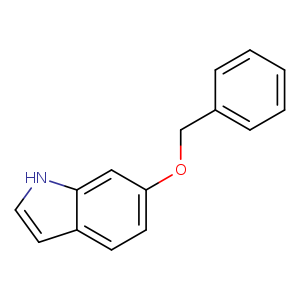 c1ccc(cc1)COc1ccc2c(c1)[nH]cc2