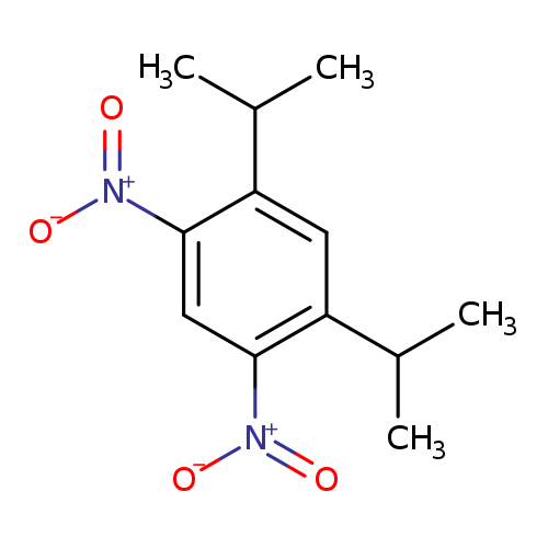 CC(c1cc(C(C)C)c(cc1[N+](=O)[O-])[N+](=O)[O-])C