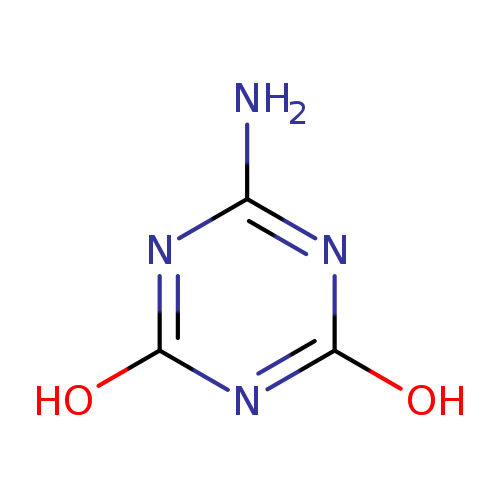 Nc1nc(O)nc(n1)O