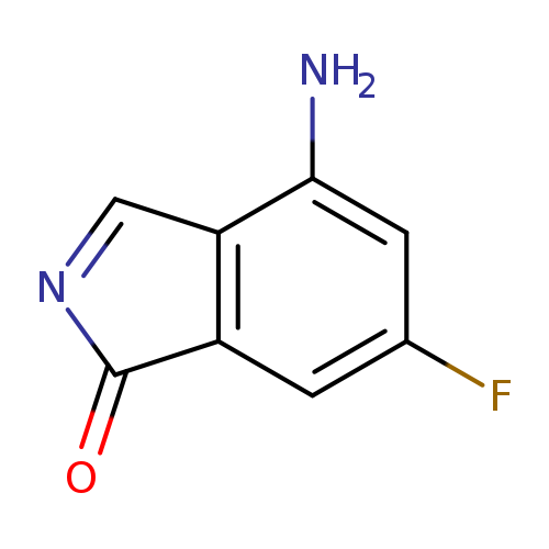 Fc1cc(N)c2c(c1)C(=O)N=C2