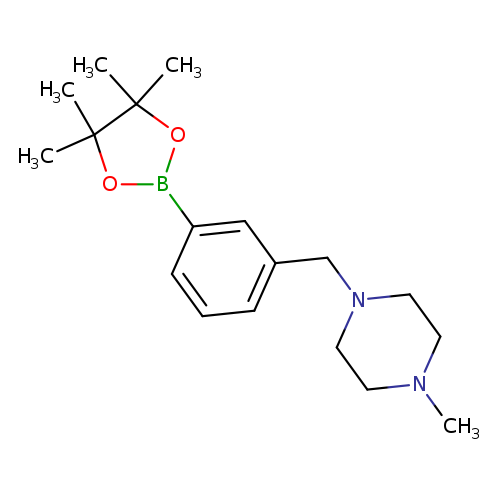 CN1CCN(CC1)Cc1cccc(c1)B1OC(C(O1)(C)C)(C)C