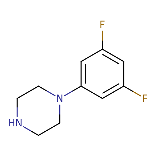 Fc1cc(cc(c1)F)N1CCNCC1