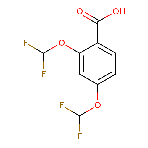 FC(Oc1ccc(c(c1)OC(F)F)C(=O)O)F