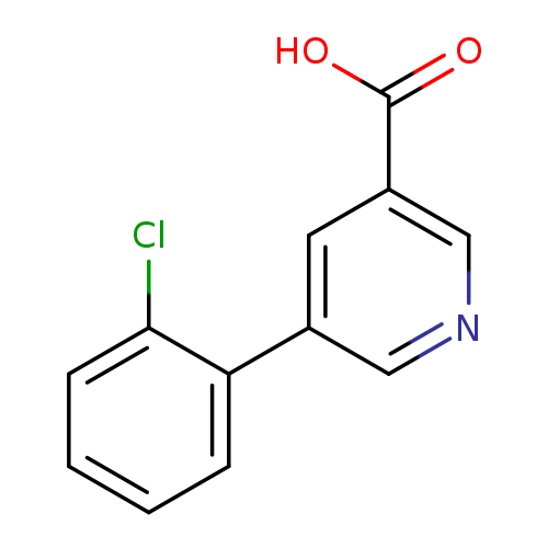Clc1ccccc1c1cncc(c1)C(=O)O