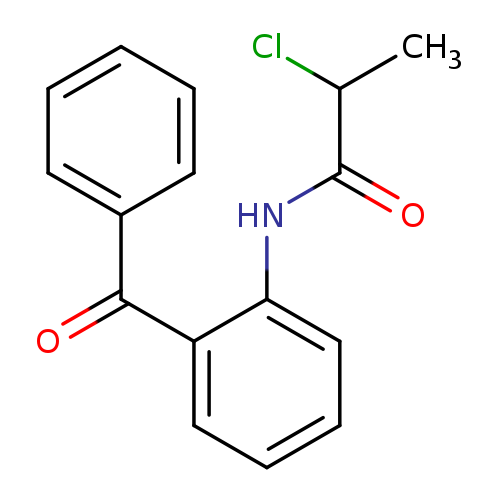 O=C(C(Cl)C)Nc1ccccc1C(=O)c1ccccc1