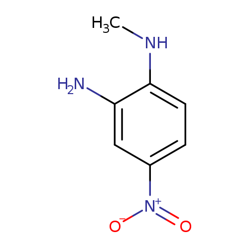 CNc1ccc(cc1N)[N+](=O)[O-]