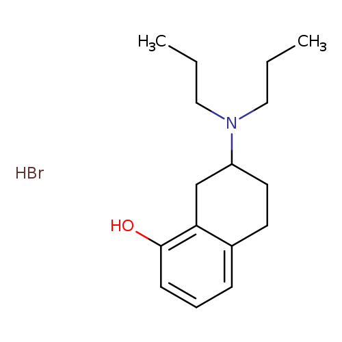 CCCN(C1CCc2c(C1)c(O)ccc2)CCC.Br