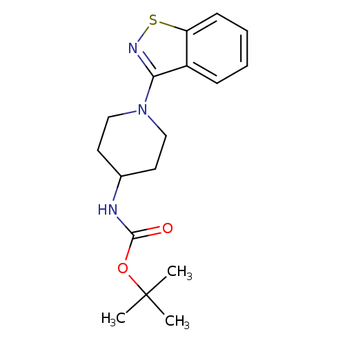 O=C(OC(C)(C)C)NC1CCN(CC1)c1nsc2c1cccc2