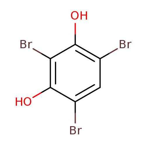 Brc1cc(Br)c(c(c1O)Br)O