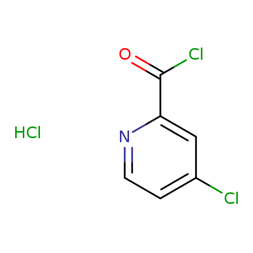 Clc1ccnc(c1)C(=O)Cl.Cl