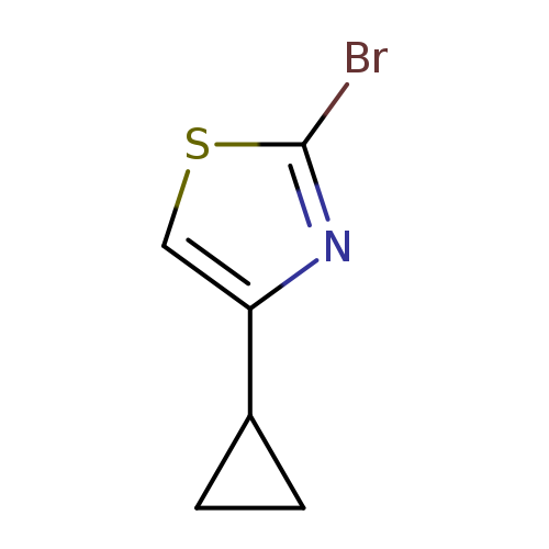 Brc1scc(n1)C1CC1