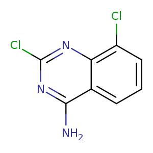 Clc1nc(N)c2c(n1)c(Cl)ccc2