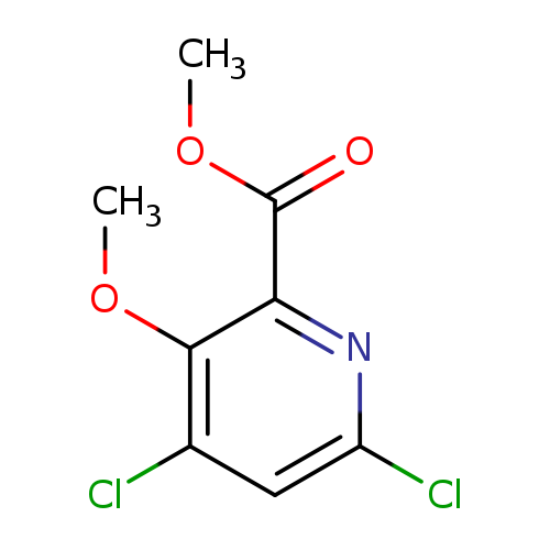 COC(=O)c1nc(Cl)cc(c1OC)Cl