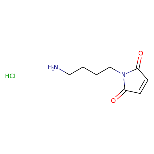 NCCCCN1C(=O)C=CC1=O.Cl