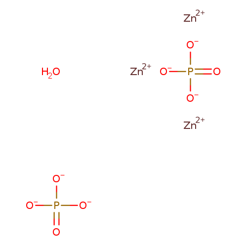 [O-]P(=O)([O-])[O-].[O-]P(=O)([O-])[O-].O.[Zn+2].[Zn+2].[Zn+2]