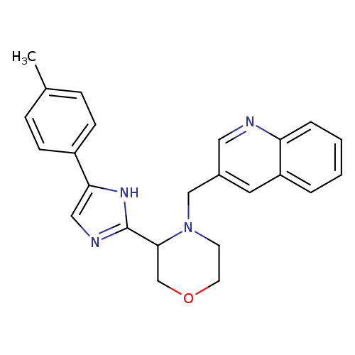 Cc1ccc(cc1)c1cnc([nH]1)C1COCCN1Cc1cnc2c(c1)cccc2
