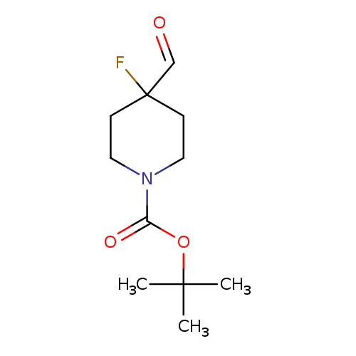 O=CC1(F)CCN(CC1)C(=O)OC(C)(C)C