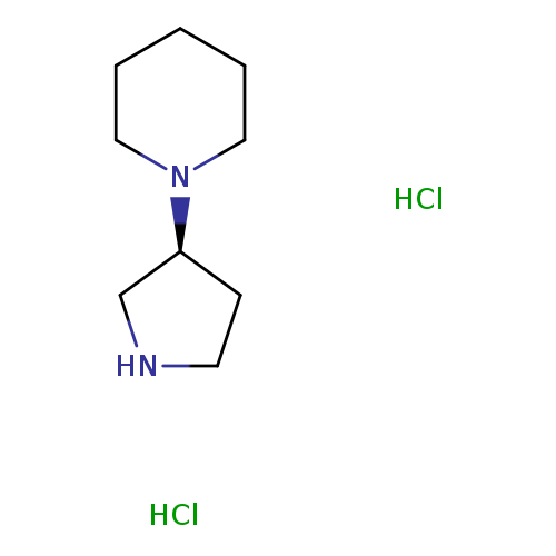 C1CCN(CC1)[C@@H]1CNCC1.Cl.Cl