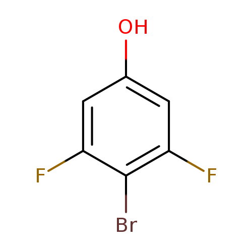 Oc1cc(F)c(c(c1)F)Br