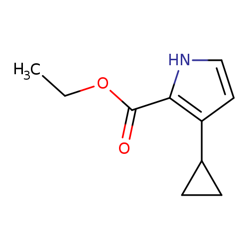 CCOC(=O)c1[nH]ccc1C1CC1