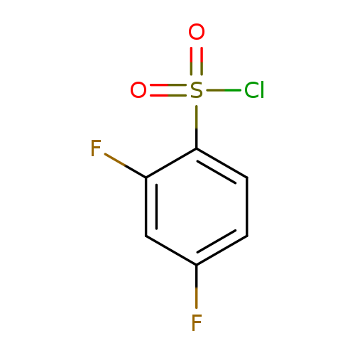 Fc1ccc(c(c1)F)S(=O)(=O)Cl