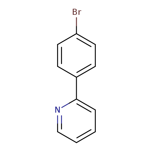 Brc1ccc(cc1)c1ccccn1