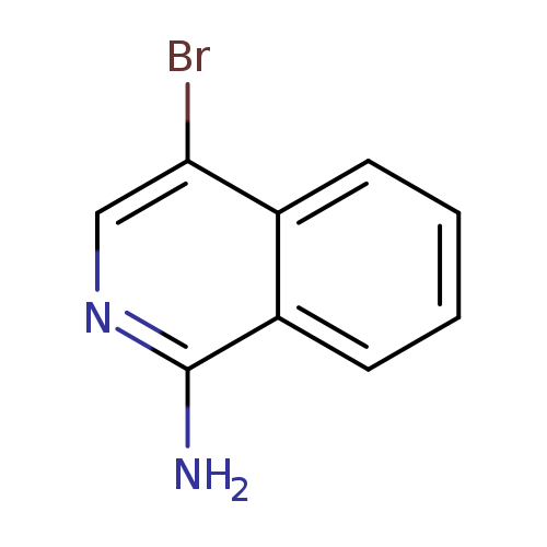 Nc1ncc(c2c1cccc2)Br