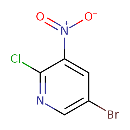 Brc1cnc(c(c1)[N+](=O)[O-])Cl