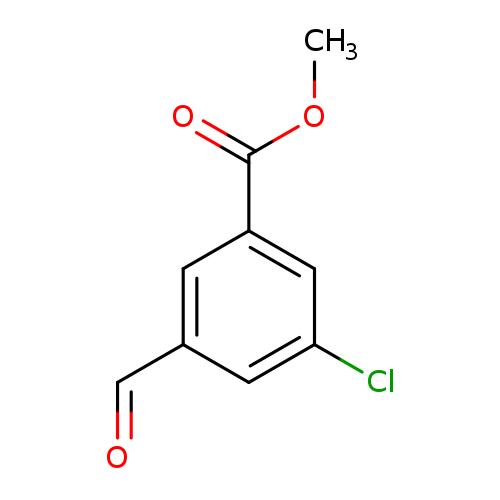 COC(=O)c1cc(C=O)cc(c1)Cl