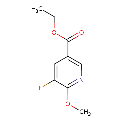 CCOC(=O)c1cnc(c(c1)F)OC