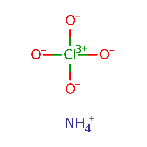 [O-][Cl](=O)(=O)=O.[NH4+]