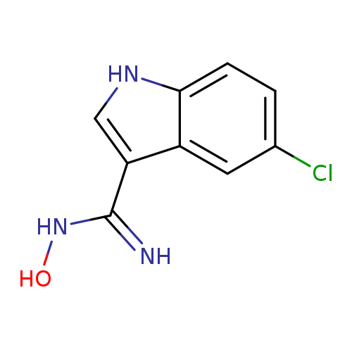 ONC(=N)c1c[nH]c2c1cc(Cl)cc2