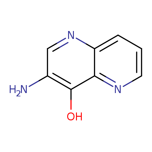 Nc1cnc2c(c1O)nccc2