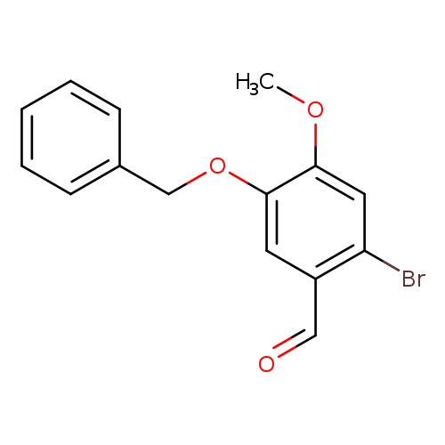 COc1cc(Br)c(cc1OCc1ccccc1)C=O