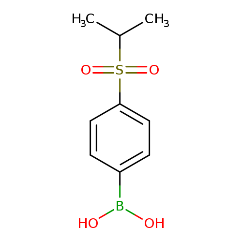 OB(c1ccc(cc1)S(=O)(=O)C(C)C)O