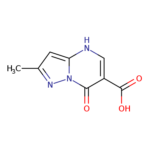 Cc1cc2n(n1)c(=O)c(c[nH]2)C(=O)O