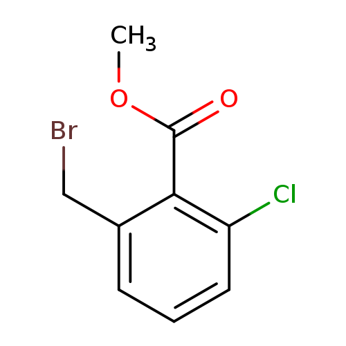 COC(=O)c1c(Cl)cccc1CBr