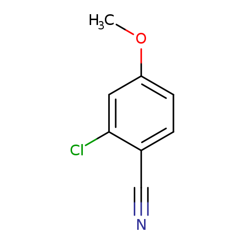 COc1ccc(c(c1)Cl)C#N