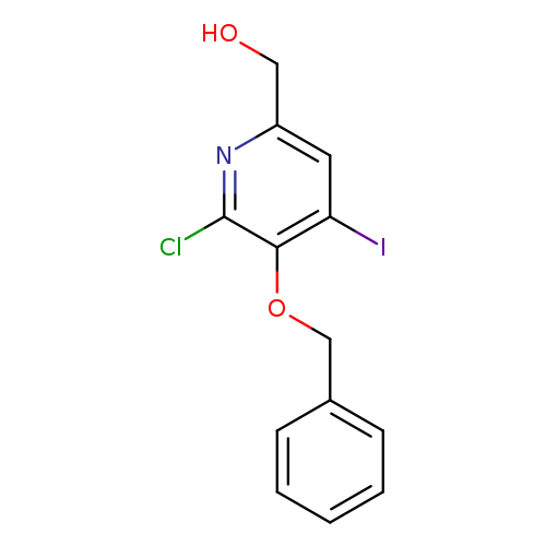 OCc1cc(I)c(c(n1)Cl)OCc1ccccc1