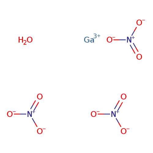 [O-][N+](=O)[O-].[O-][N+](=O)[O-].[O-][N+](=O)[O-].O.[Ga+3]