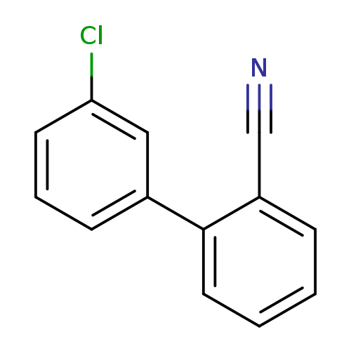 N#Cc1ccccc1c1cccc(c1)Cl
