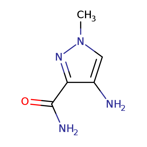 Cn1cc(c(n1)C(=O)N)N