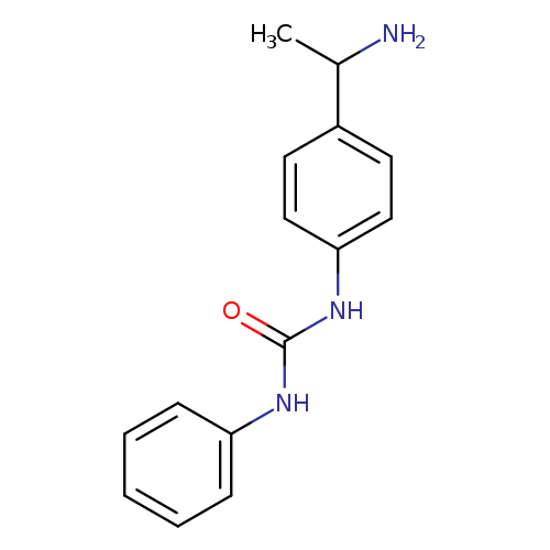 CC(c1ccc(cc1)NC(=O)Nc1ccccc1)N