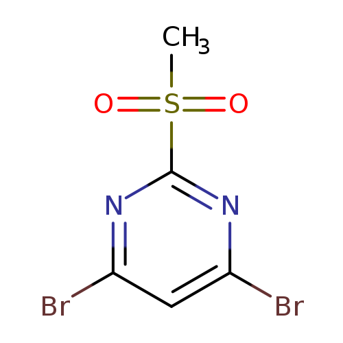 Brc1nc(nc(c1)Br)S(=O)(=O)C