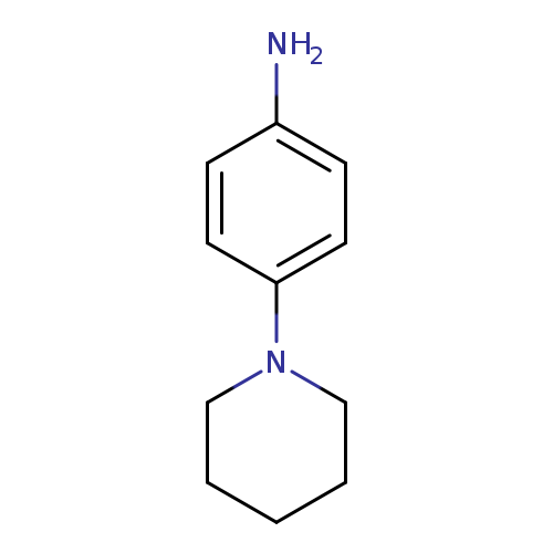 Nc1ccc(cc1)N1CCCCC1