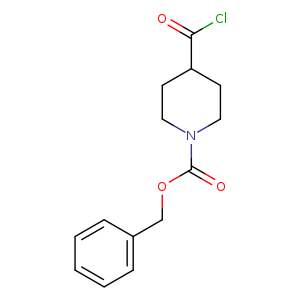O=C(N1CCC(CC1)C(=O)Cl)OCc1ccccc1