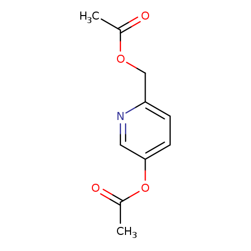 CC(=O)OCc1ccc(cn1)OC(=O)C