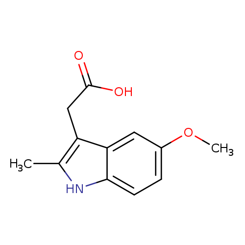 COc1ccc2c(c1)c(CC(=O)O)c([nH]2)C